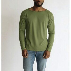 All In Motion Men's Long Sleeve Performance T-Shirt Green Size 3XL Crew Neck NWT